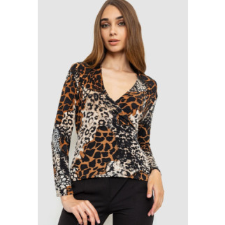 Блуза, колір коричнево-чорний, 186R235 - Інтернет-магазин спільних покупок ToGether
