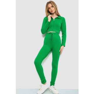 Костюм жіночий в рубчик, колір зелений, 244R14302 - Інтернет-магазин спільних покупок ToGether