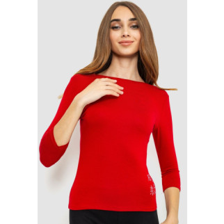 Футболка жіноча з подовженим рукавом, колір червоний, 186R304 - Інтернет-магазин спільних покупок ToGether