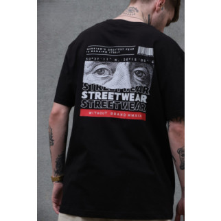 Оверсайз футболка з принтом Without streetwear black - Інтернет-магазин спільних покупок ToGether