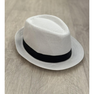 Літній капелюх трилбі білий  56-58р (953) - Інтернет-магазин спільних покупок ToGether