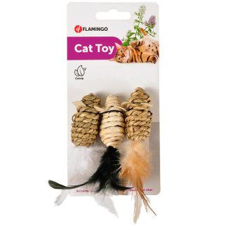 Іграшка для котів Flamingo Gaby Mouse, 3 шт х 5 см - Інтернет-магазин спільних покупок ToGether