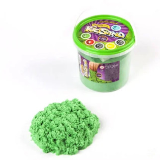 Набір креативної творчості "Кінетичний пісок "KidSand" KS-01-04, 1200 гр (Зелений) - Інтернет-магазин спільних покупок ToGether