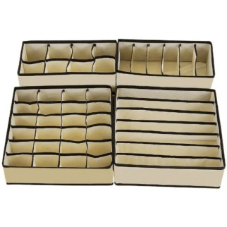 Набір коробок-органайзерів для зберігання білизни Stenson 32х32х10 см - Інтернет-магазин спільних покупок ToGether