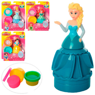SM8023 Набір для творчості принцеси&quot; 4 види, лялька і два кольори пластиліну, на блістері - Інтернет-магазин спільних покупок ToGether
