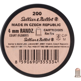 Патрон Флобера Sellier & Bellot RANDZ CURTE 4 мм 200 шт/уп V355332 - Інтернет-магазин спільних покупок ToGether