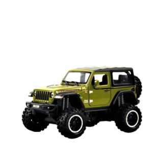 2401C-1 Металева машинка Mini Auto 1:24 Jeep Wrangler Rubicon Off-Road інерційна, світло, звук Зелений - Інтернет-магазин спільних покупок ToGether