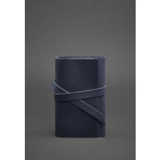 Шкіряний блокнот (Софт-бук) 1.0 Темно-синій Краст BlankNote - Інтернет-магазин спільних покупок ToGether