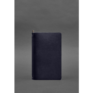 Шкіряний блокнот (софт-бук) 8.0 на гумці синій крас BlankNote - Інтернет-магазин спільних покупок ToGether