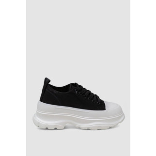 Кросівки жіночі, колір чорно-білий, 248RCX416 - Інтернет-магазин спільних покупок ToGether