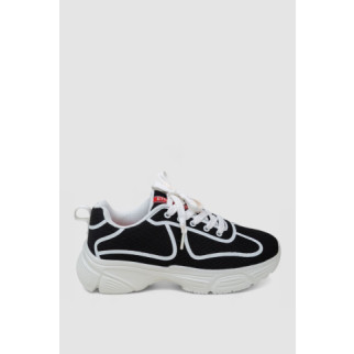 Кросівки жіночі, колір чорно-білий, 248RCX418 - Інтернет-магазин спільних покупок ToGether