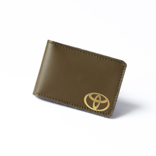 Обкладинка для автодокументів з логотипом "Toyota" олива з позолотою - Інтернет-магазин спільних покупок ToGether