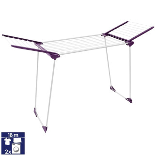Сушарка для білизни підлогова Casa Si Winner 18m White/Purple (CS92269) - Інтернет-магазин спільних покупок ToGether