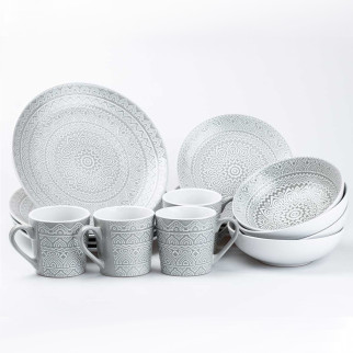 Столовий сервіз тарілок та чашок на 4 персони керамічний - Інтернет-магазин спільних покупок ToGether