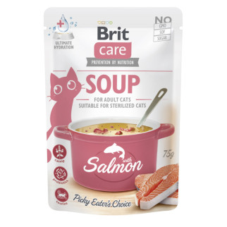 Суп для котів Brit Care Soup with Salmon з лососем 75 гр - Інтернет-магазин спільних покупок ToGether