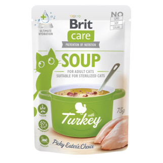 Суп для котів Brit Care Soup with Turkey з індичкою 75 гр - Інтернет-магазин спільних покупок ToGether