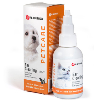 Краплі для догляду за вухами котів та собак Flamingo Petcare Ear Cleaner 50 мл - Інтернет-магазин спільних покупок ToGether