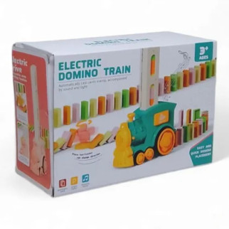 Інтерактивна іграшка "Доміно-потяг", світло, звук (бірюзовий) - Інтернет-магазин спільних покупок ToGether