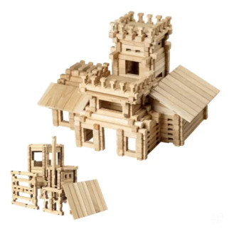 Дерев'яний конструктор "Замок" 900361, 294 деталі - Інтернет-магазин спільних покупок ToGether