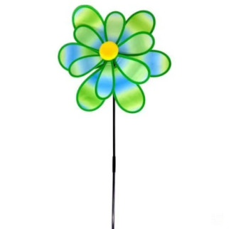 Вітрячок "Квіточка", діаметр 38 см, зелений - Інтернет-магазин спільних покупок ToGether