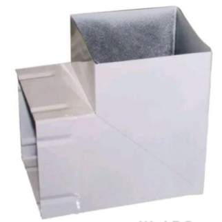 Коліно металева 90х90мм (біле) для витяжок та вентиляції - Інтернет-магазин спільних покупок ToGether
