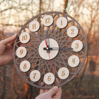 Настінний годинник із гравіюванням, Годинник 01 - Інтернет-магазин спільних покупок ToGether