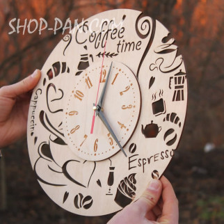 Годинник настінний із гравіюванням "Годинник 02" - Інтернет-магазин спільних покупок ToGether