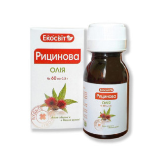 Олія рицинова проносне капсули, 60 шт Екосвіт Ойл - Інтернет-магазин спільних покупок ToGether