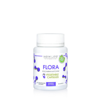 Flora флора активний пробіотик посилена формула при дисбактеріозі 60 рослинних капсул Нове життя - Інтернет-магазин спільних покупок ToGether