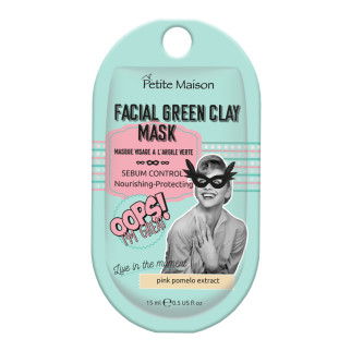Поживна маска для обличчя з зеленої глини 15 мл Petite Maison - Інтернет-магазин спільних покупок ToGether