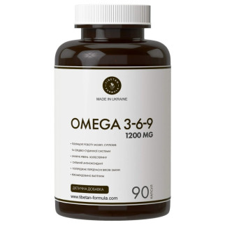 Омега 3-6-9 комплекс Omega 3-6-9 1200 мг 90 капсул Тибетська формула - Інтернет-магазин спільних покупок ToGether