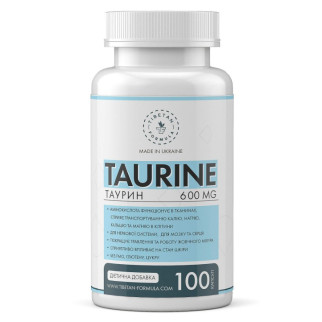 Таурін амінокислота 600 мг 100 капсул Тібетська формула - Інтернет-магазин спільних покупок ToGether