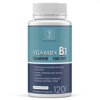 Вітамін В1 тіамін 100 мг 120 капсул Тібетська формула - Інтернет-магазин спільних покупок ToGether