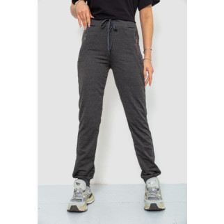 Спортивні штани жіночі, колір темно-сірий, 244R526 - Інтернет-магазин спільних покупок ToGether