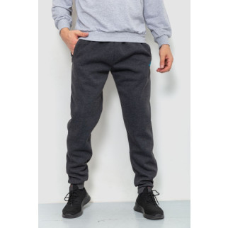 Спорт чоловічі штани на флісі, колір темно-сірий, 244R4740 - Інтернет-магазин спільних покупок ToGether