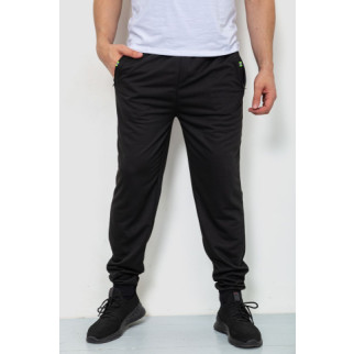 Спорт штани чоловічі двонитка, колір чорний, 244R41298 - Інтернет-магазин спільних покупок ToGether