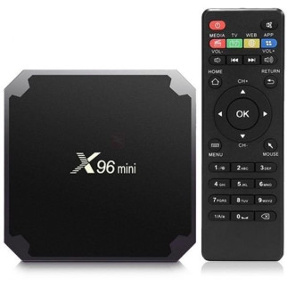 Приставка смарт тв бокс smart tv box x96 mini 4-ядерна 2Гб/16Гб андроїд 7.1.2 чорний 4K - Інтернет-магазин спільних покупок ToGether