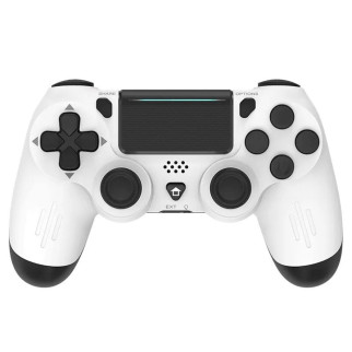 Бездротовий контролер Data Frog для PS4/PS4 Slim/PS4 Pro, ПК, Android, білий - Інтернет-магазин спільних покупок ToGether