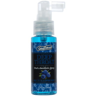 Спрей для мінету Doc Johnson GoodHead DeepThroat Spray - Blue Raspberry 59 мл для глибокого мінету - Інтернет-магазин спільних покупок ToGether