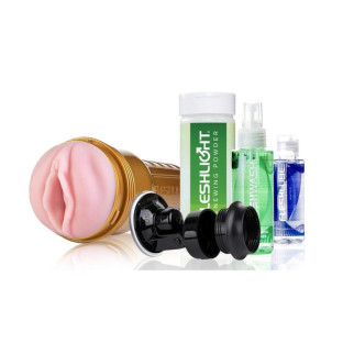 Набір із мастурбатора та засобів гігієни Fleshlight Stamina Training Unit (STU) Value Pack (Lady) - Інтернет-магазин спільних покупок ToGether