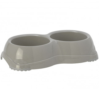 Миска подвійна Moderna Double Smarty Bowl, 2 шт х 650 мл, сірий - Інтернет-магазин спільних покупок ToGether