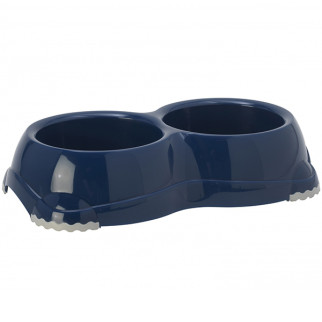 Миска подвійна Moderna Double Smarty Bowl, 2 шт х 650 мл, синій - Інтернет-магазин спільних покупок ToGether