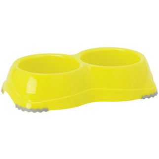 Миска подвійна Moderna Double Smarty Bowl, 2 шт х 330 мл, жовтий - Інтернет-магазин спільних покупок ToGether
