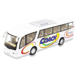 Інерційний автобус "Coach" (білий) - Інтернет-магазин спільних покупок ToGether