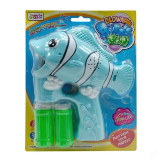Дитячий генератор мильних бульбашок "Риба-клоун" S680-8(Blue) зі світлом та музикою - Інтернет-магазин спільних покупок ToGether