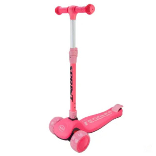 Самокат дитячий 3-х колісний Mini Scooter SC2420(Pink) колеса що світяться, рожевий - Інтернет-магазин спільних покупок ToGether