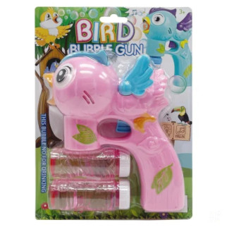 Дитячий генератор мильних бульбашок "Пташка" 669B(Pink) зі світлом та музикою - Інтернет-магазин спільних покупок ToGether