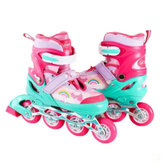 Дитячі ролики Extreme Motion RL2430(Pink) колеса що світяться, рожевий, S (30-33) - Інтернет-магазин спільних покупок ToGether