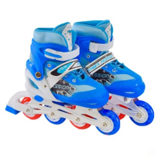 Дитячі ролики RL2406(Blue) колеса що світяться, синій, L (39-42) - Інтернет-магазин спільних покупок ToGether