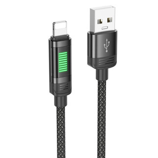 Дата кабель Hoco U126 Lantern 2.4A USB to Lightning (1.2m) - Інтернет-магазин спільних покупок ToGether